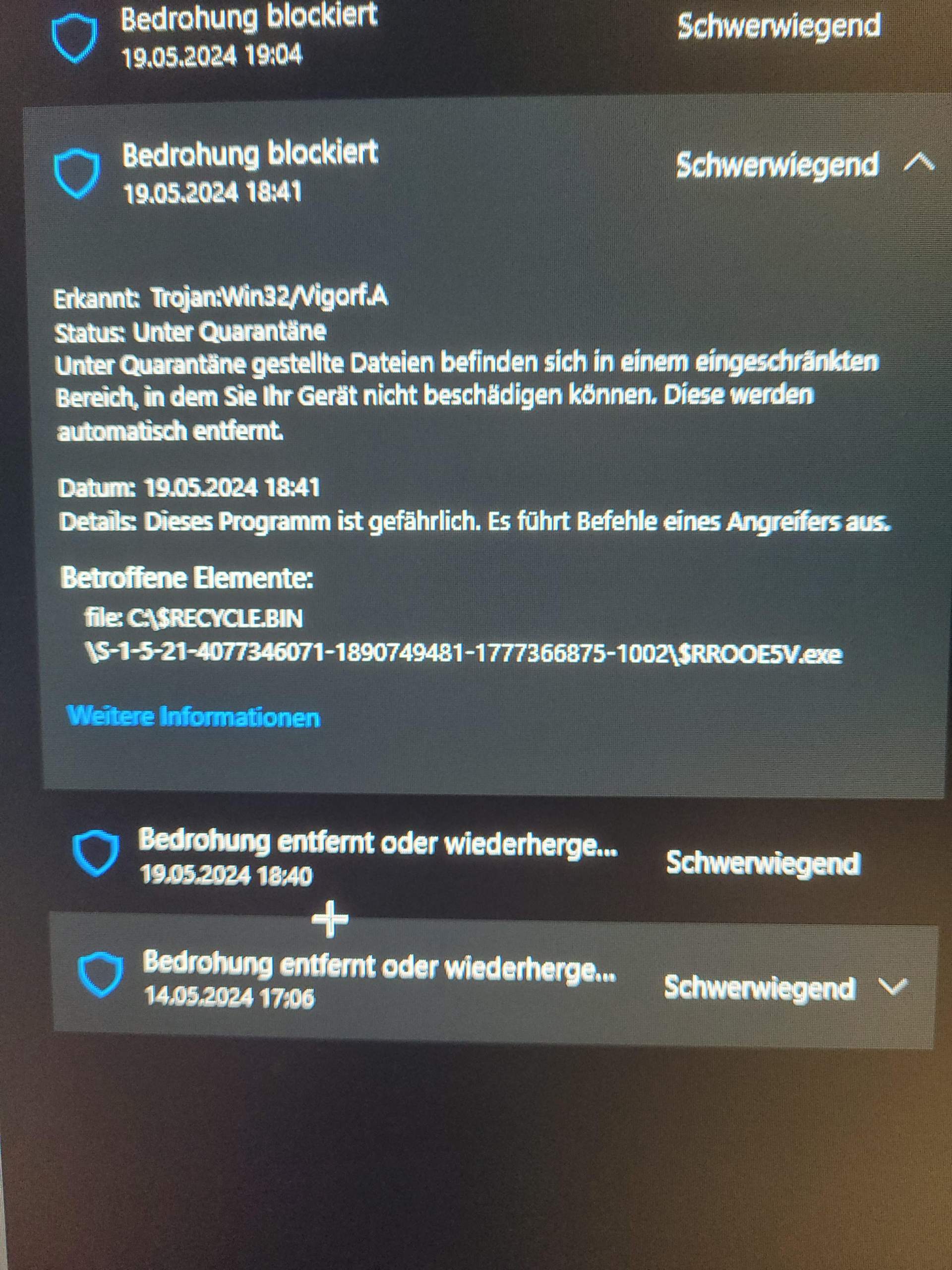 Was ist ein trojanWin32/Vigorf.A und wie kann ich es entfernen/ ist es ein virus? (Antivirus