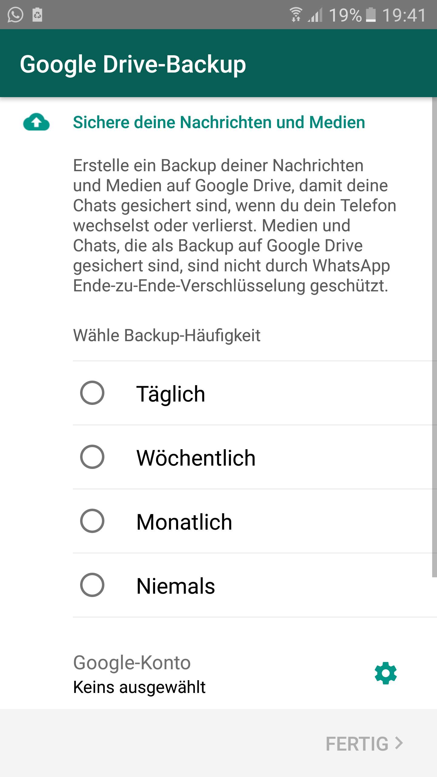 Was Ist Google Drive backup whatsapp Handy Samsung Telefon was ist google drive backup whatsapp handy samsung telefon
