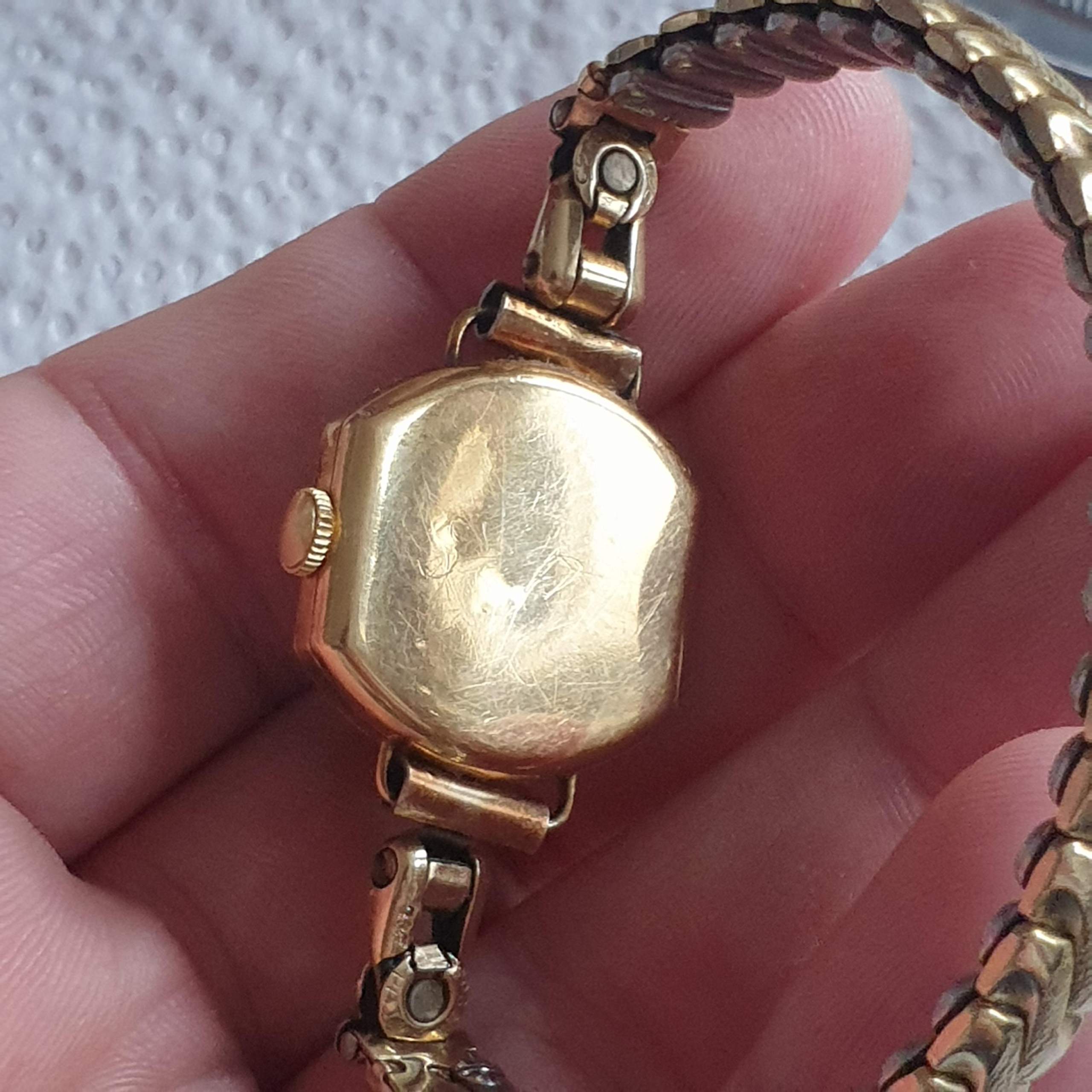 echt goldene uhr herren