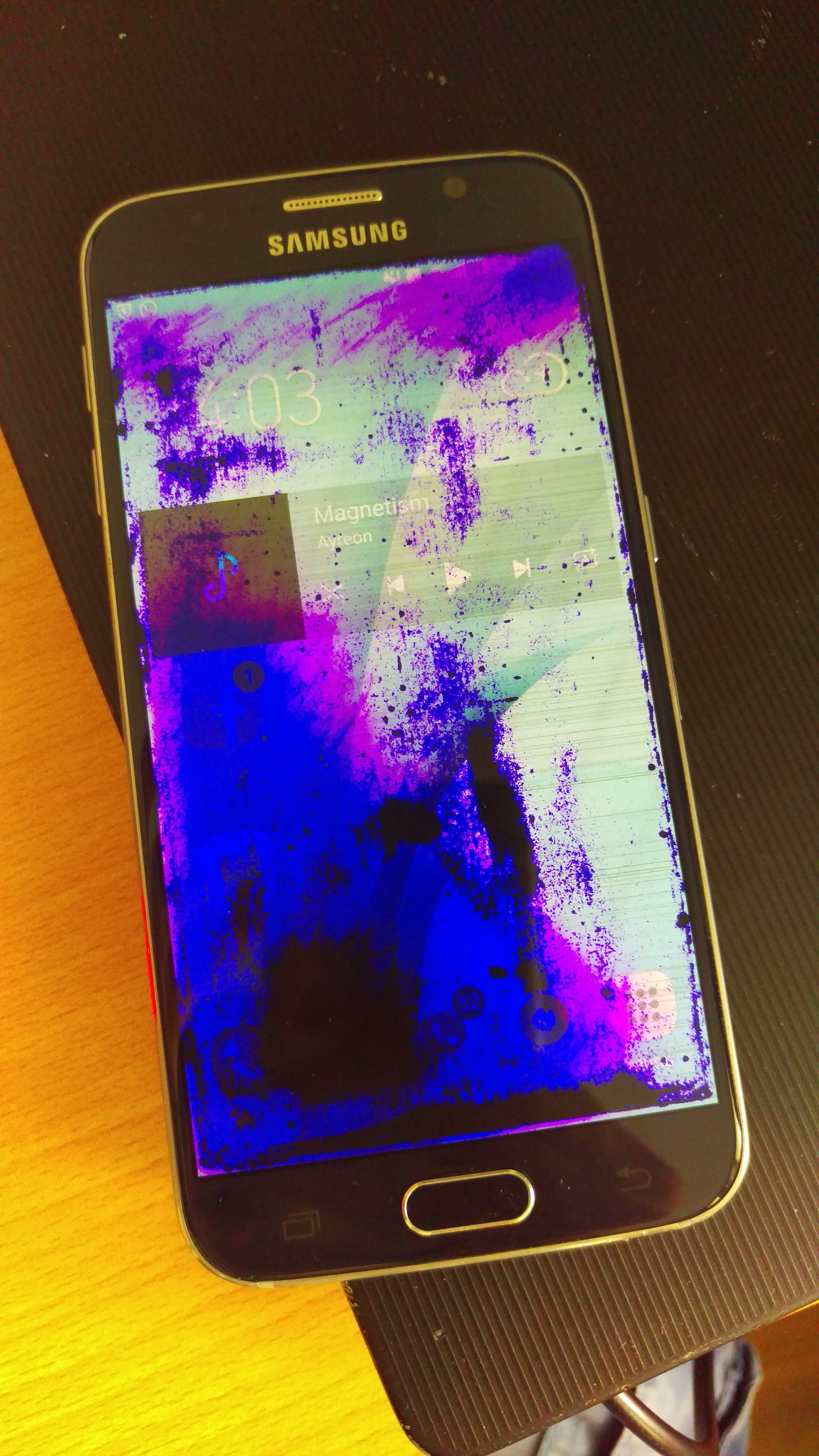 Was ist mit dem Bildschirm des Samsung Galaxy S6 los