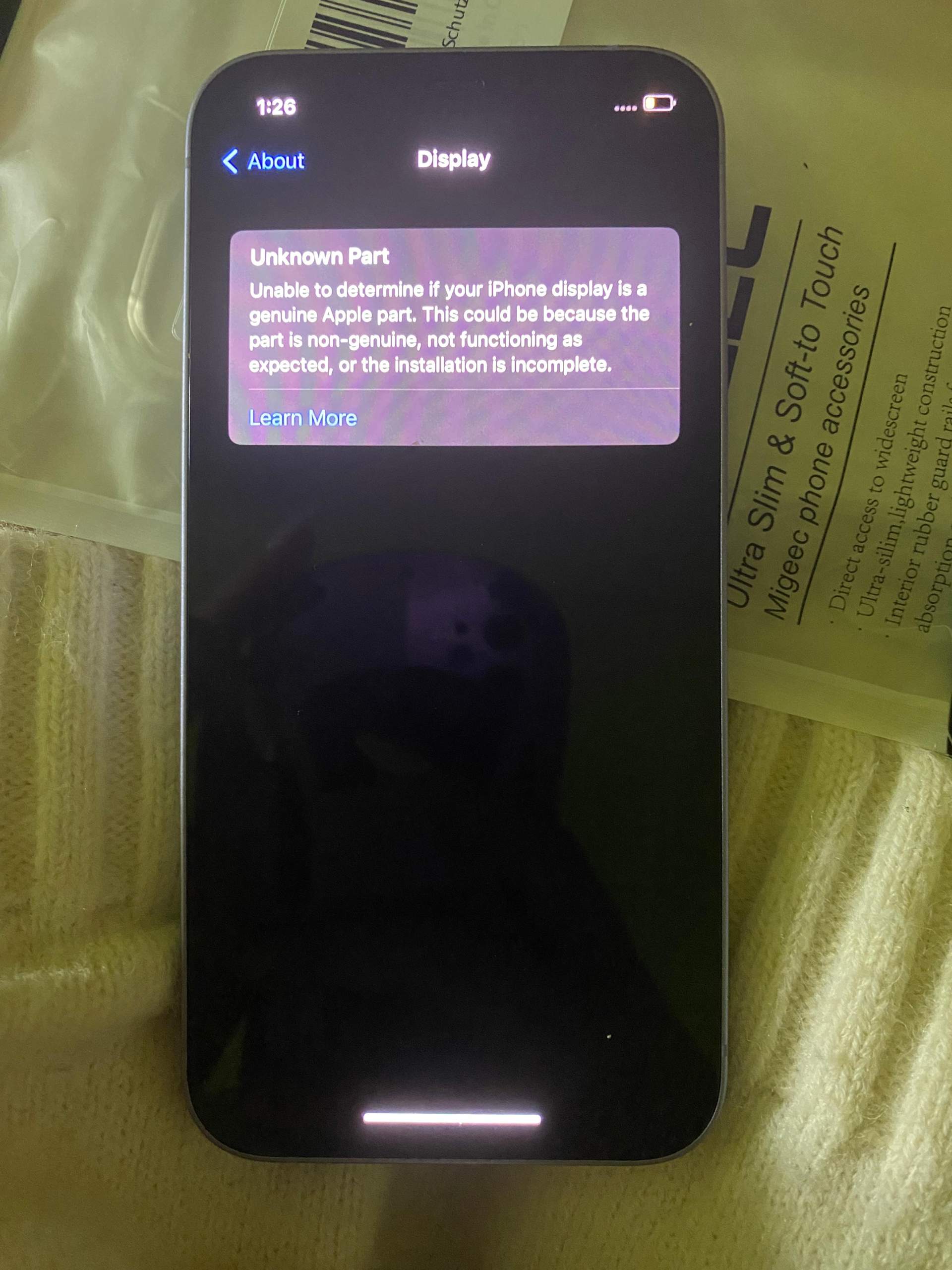 Dem Display Was ist mit dem display? (iPhone, Reparatur, iPhone 12)