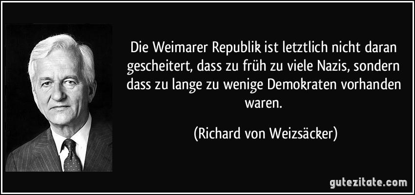 Was Ist Mit Diesem Zitat Aus Der Weimarer Republik Gemeint Geschichte Weimar