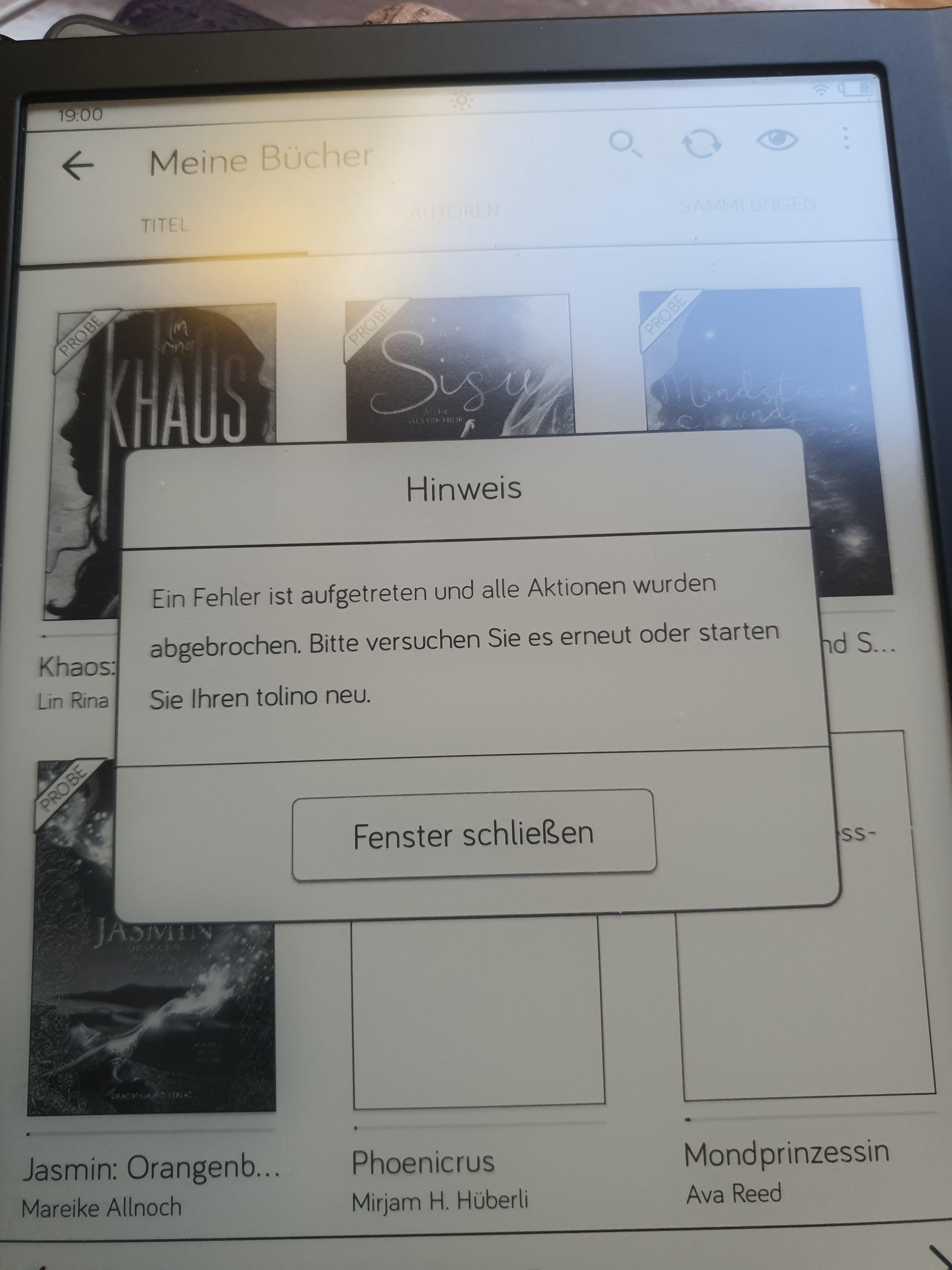 Was Ist Mit Meinem Tolino Computer Technik Technologie