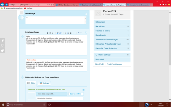 wie ihr seht sind keine Programme zu sehen - (Windows 10, Taskleiste)