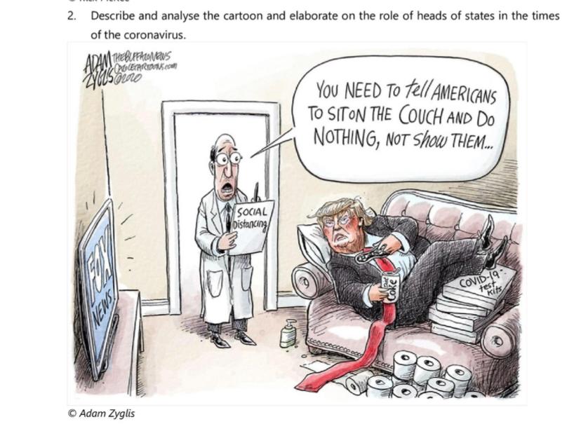 Was Ist Von Dem Cartoon Die Message Englisch