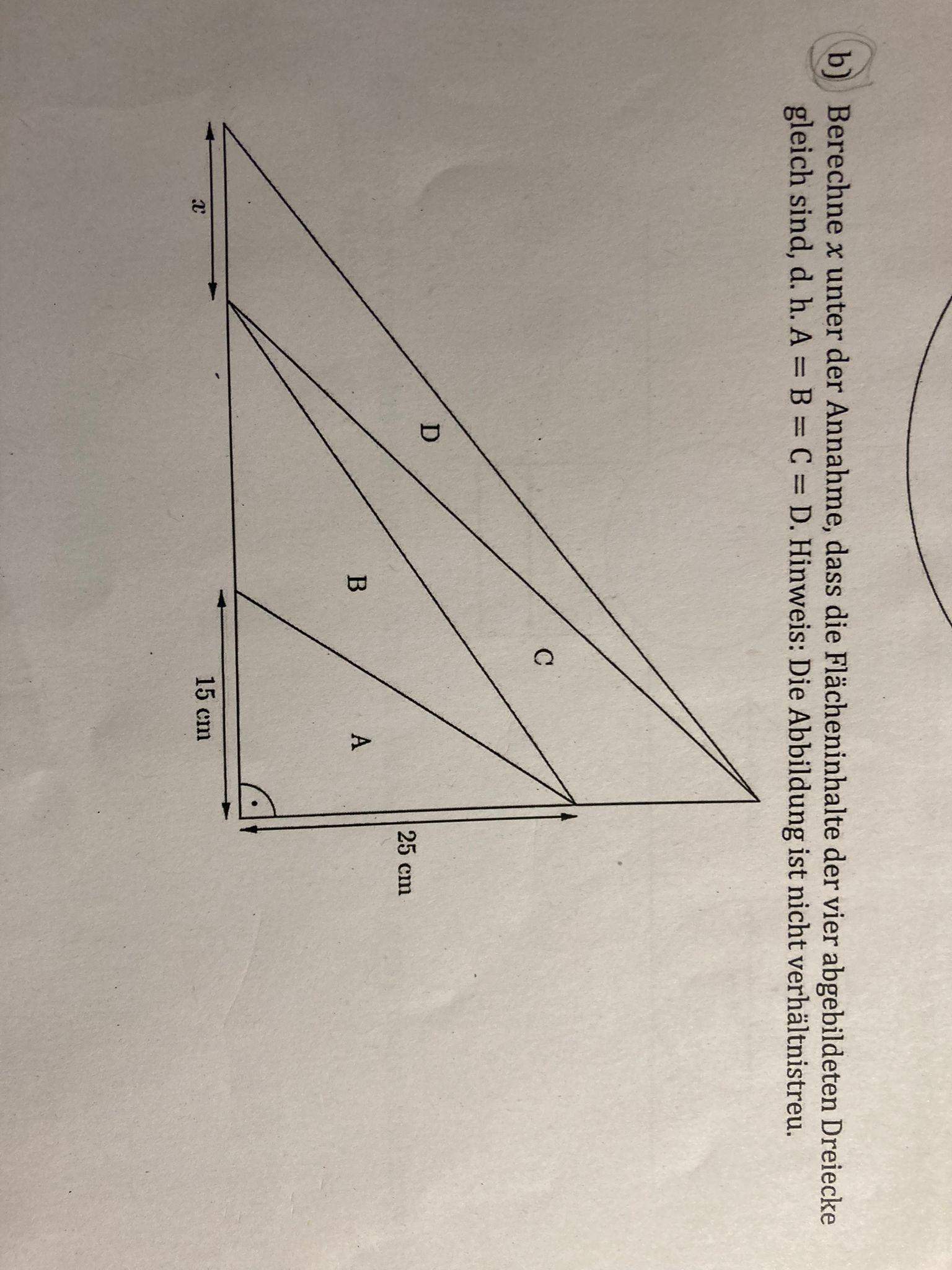 Was ist x? (rechnen, Gleichungen, Formel)