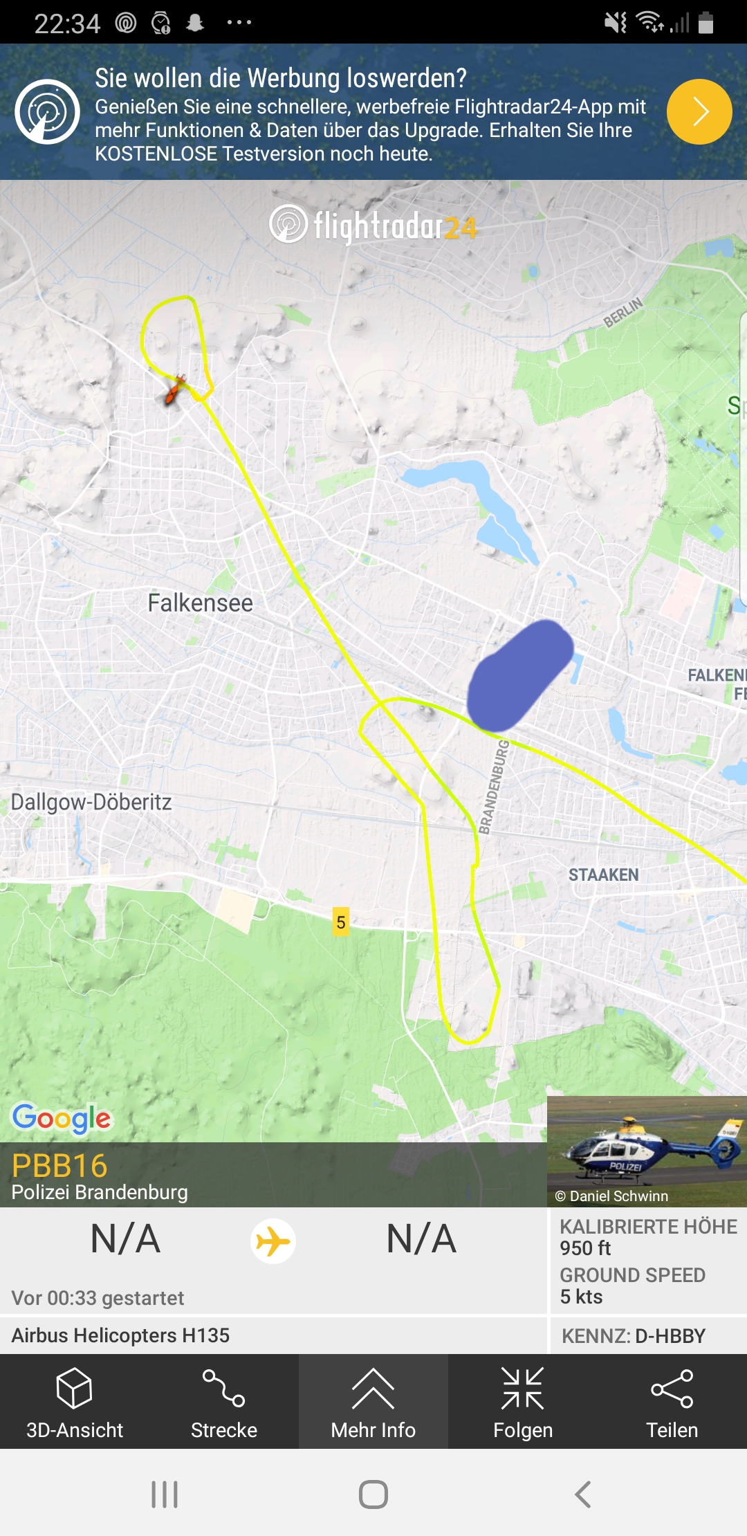 Was Kann Das Fur Eine Flugroute Von Einen Polizeihelikopter Sein Computer Polizei Helikopter