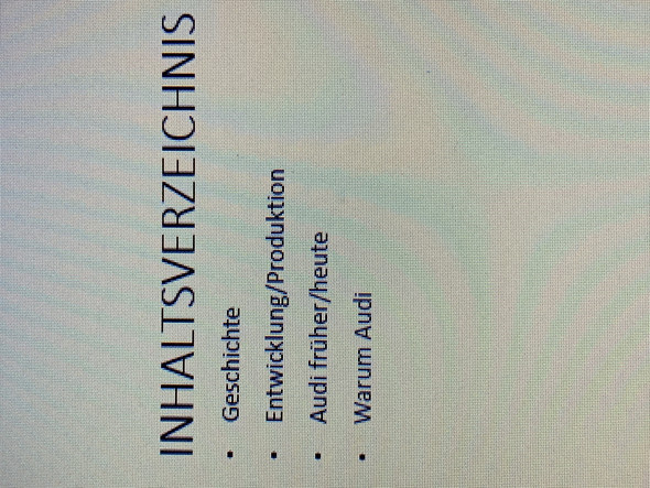 - (Schule, Referat, Präsentation)