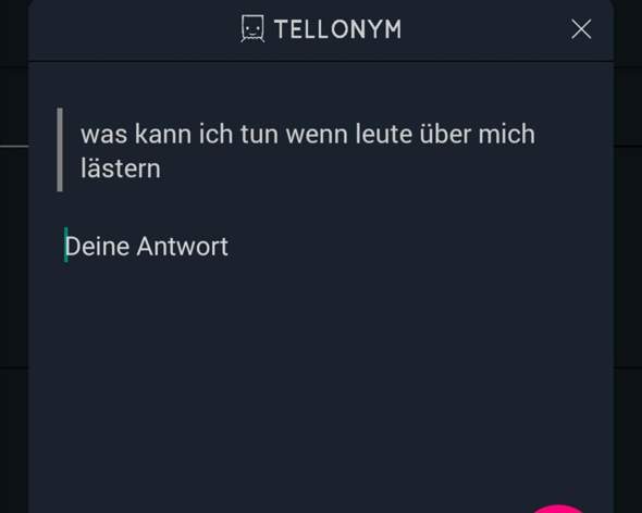 Tellonym für gute fragen