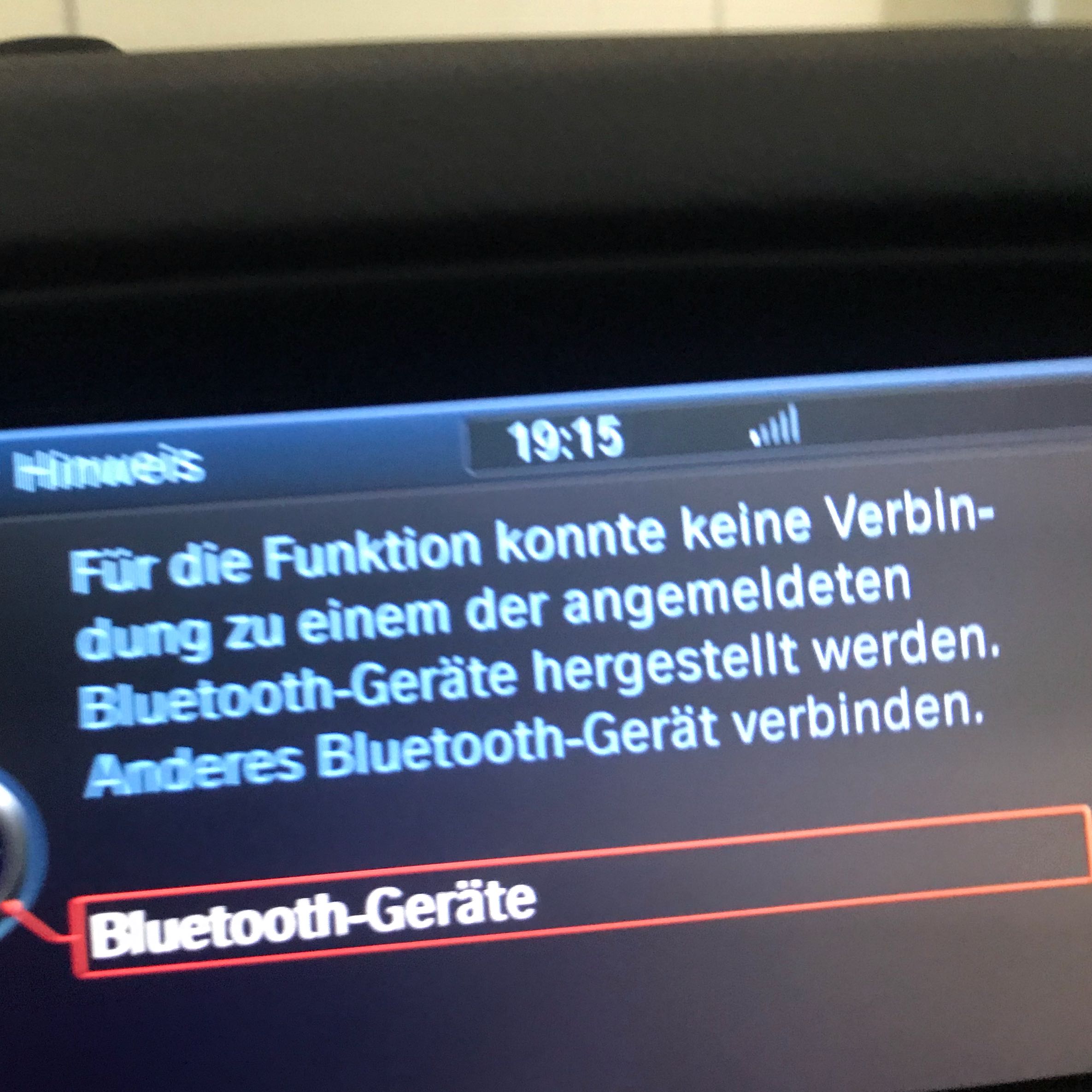 Was Kann Ich Da Tun Bmw Bluetooth Auto Iphone