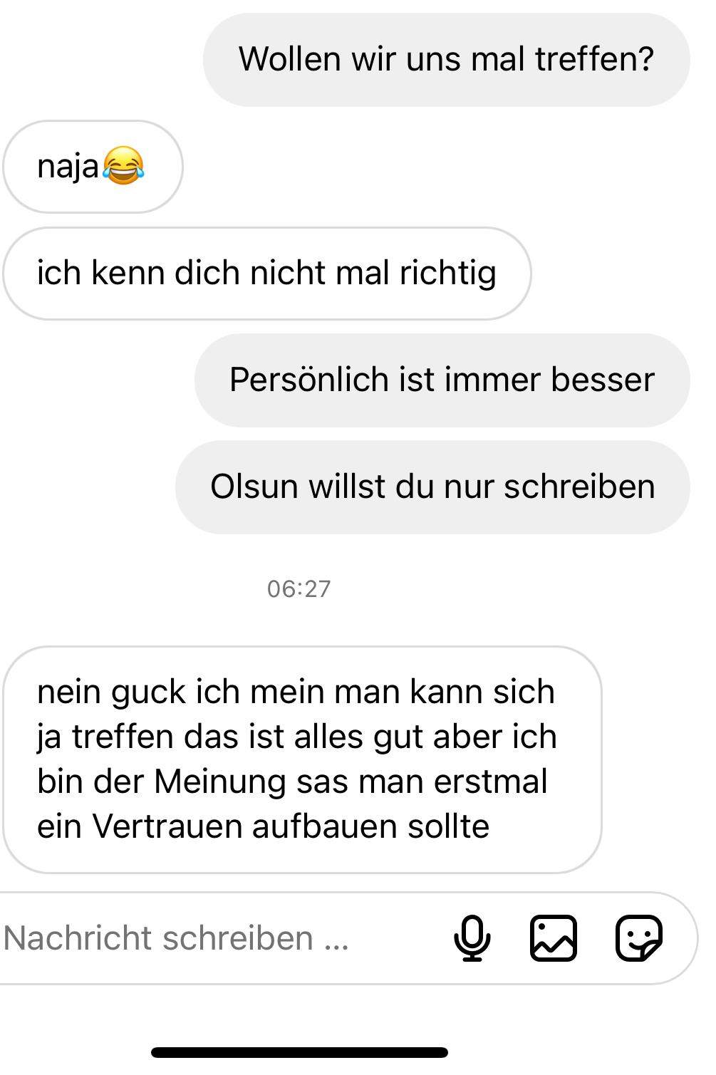 Was kann ich ihr schreiben treffen h? (Liebe, Liebe und Beziehung ...