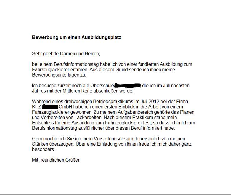 Was kann ich in meiner Bewerbung verbessern? (Arbeit, Beruf, Ausbildung)