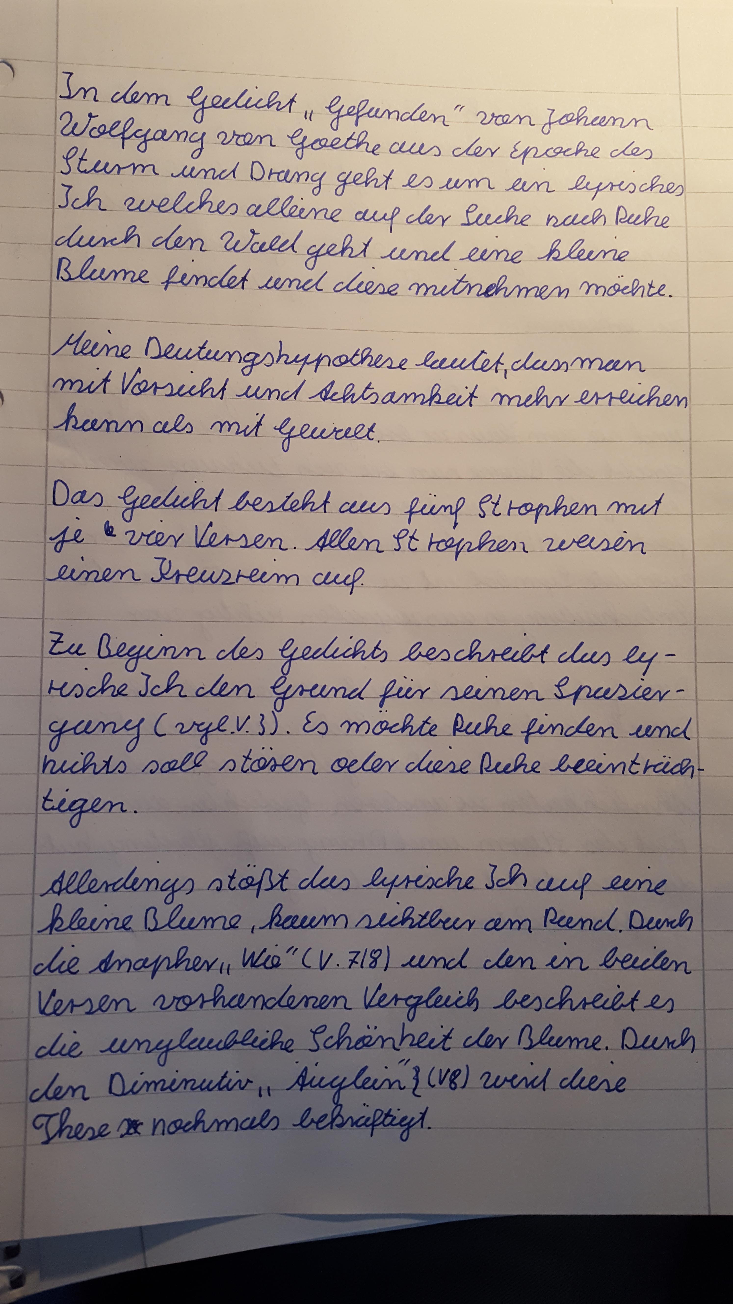 Was Kann Ich Noch Alles Verbessern Schule Deutsch Schreiben