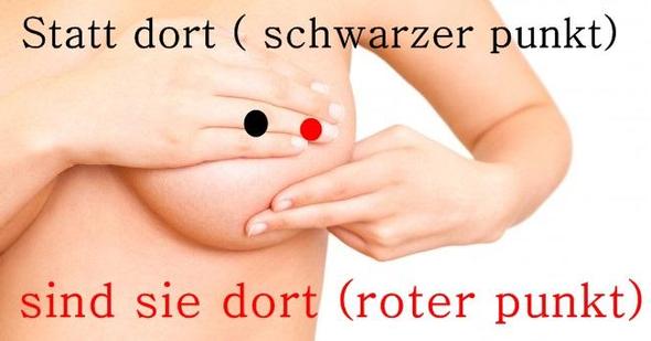- (verzweifelt, meine brüste)