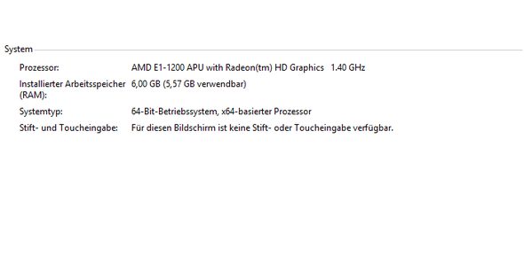 Hier die PC Infos - (Computer, PC, Games)