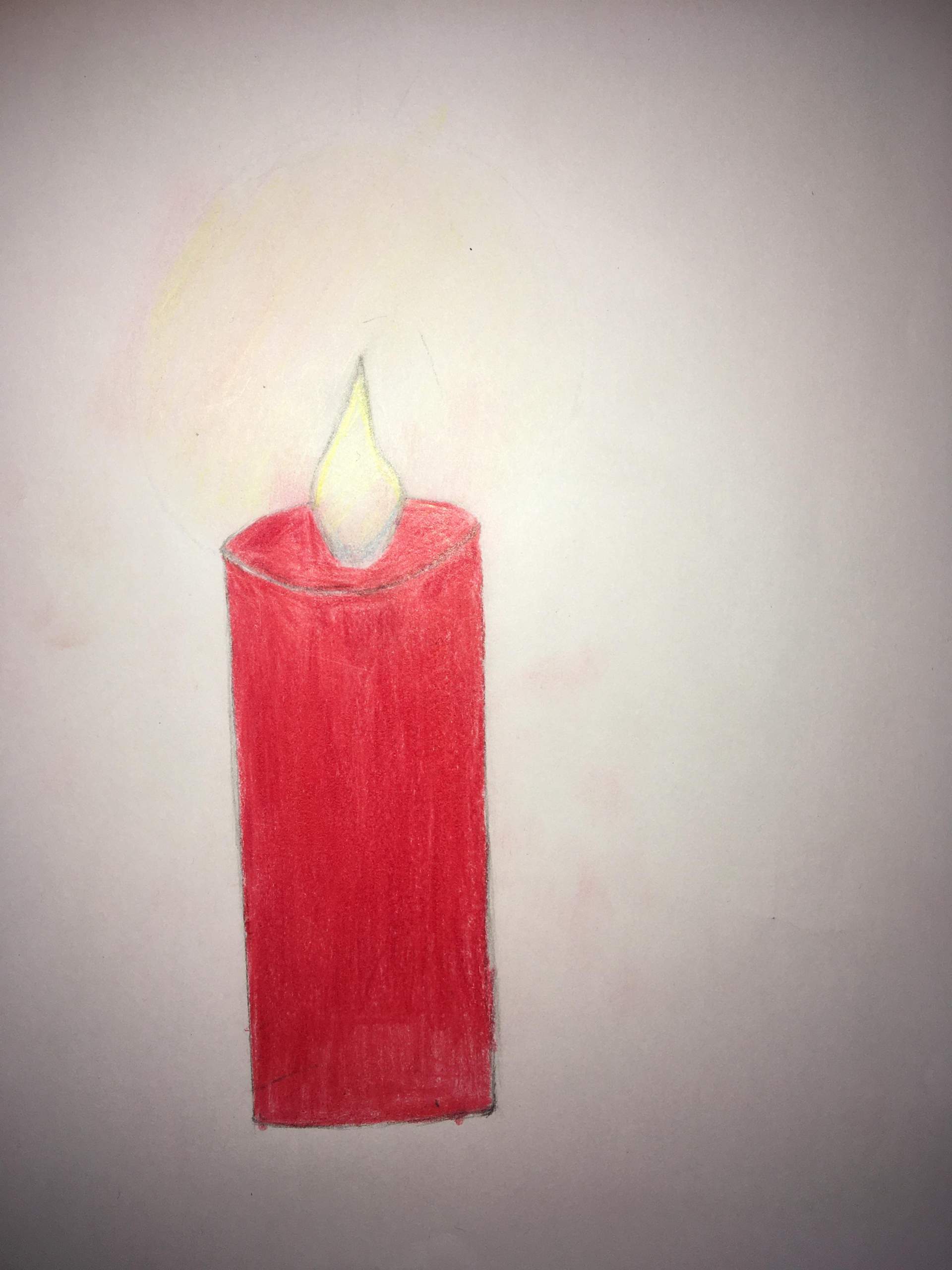 Was kann ich zu einer Kerze Zeichnen (Hintergrund,Umgebung,etc