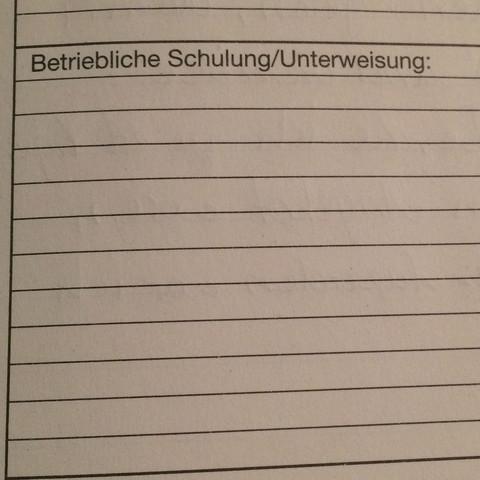 Was Kann Ich Zur Betriebliche Schulung Unterweisung Im Berichtsheft Schreiben Verkauf Einzelhandel Bericht Berichtsheft Unterweisungen