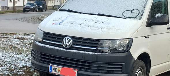 Was kann man dagegen machen, dass Leute auf das eigene Auto malen (wenn es schneit)?