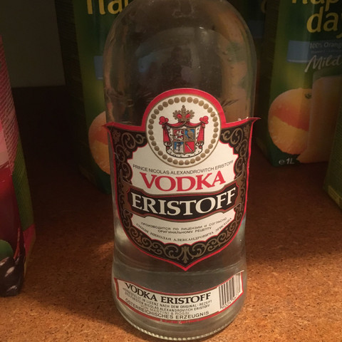 Die Flasche  - (Alkohol, alt, Wodka)