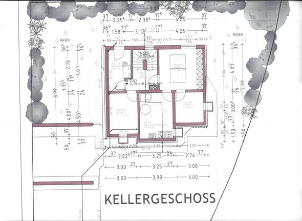 Was koste so ein Keller bei einem Hanggrundstück (Kosten, Hausbau, Plan)