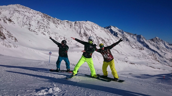 Wir coolen Jungs :) - (fliegen, Skifahren, Skiurlaub)
