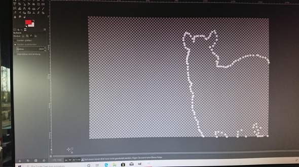 Was Mach Ich Beim Ausschneiden Des Bildes Falsch Gimp 2 10 Computer Technik Technologie