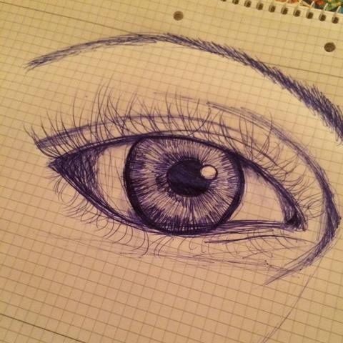 Auge  - (Lernen, zeichnen)