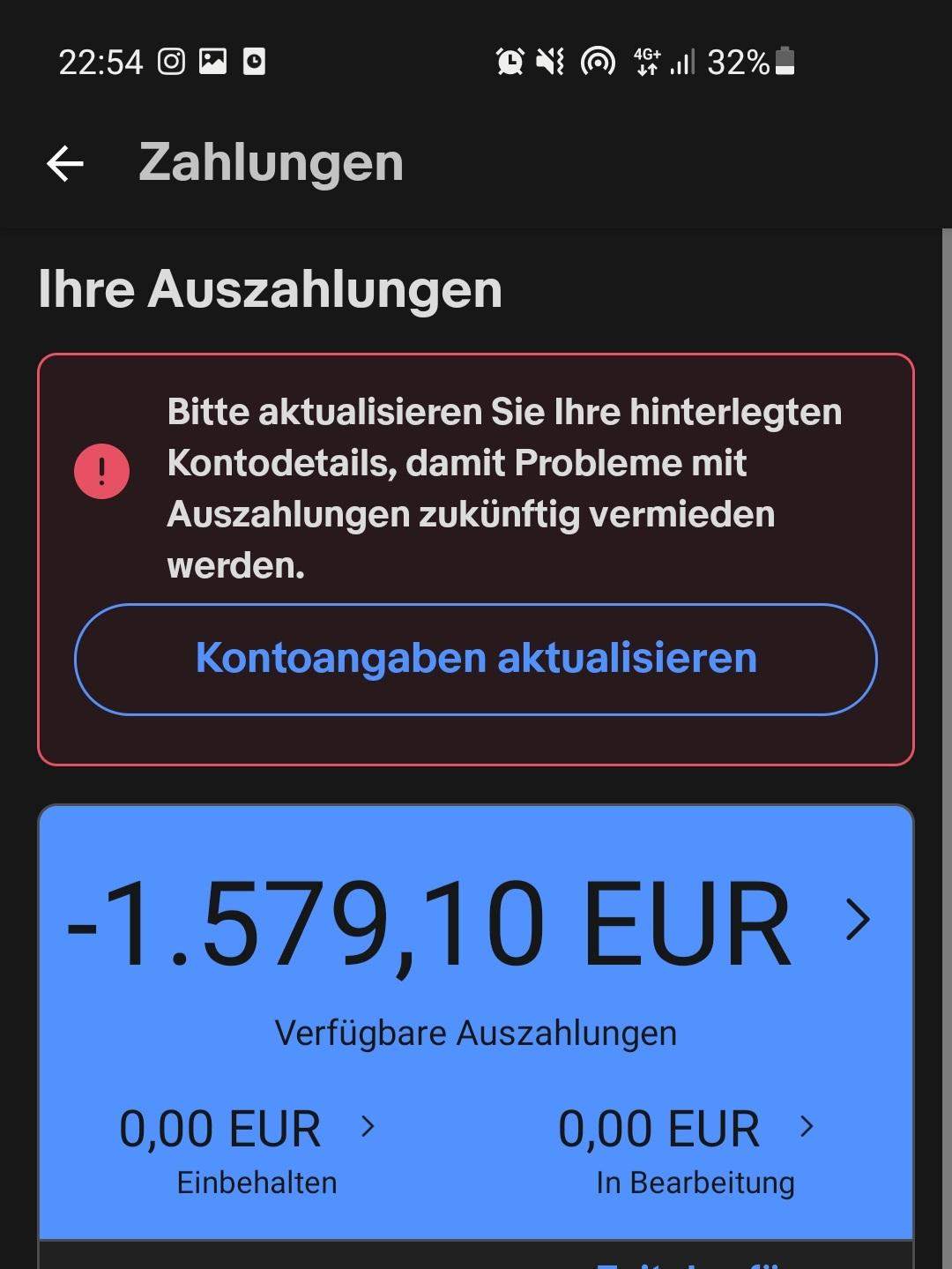 Was mache ich jetzt Ebay Konto im Minus? (Geld, Angst, Betrug) Was mache ich jetzt Ebay Konto im Minus? (Geld, Angst, Betrug)