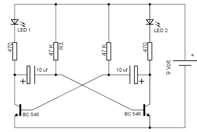 Was Machen Die Einzelnen Bauteile In Dieser Wechselblinker Schaltung Einfach Erklart Bitte Schule Technik Kondensator