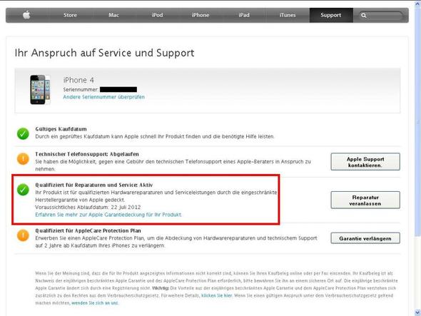 Was Macht Apple Mit Garantiefallen Von Bereits Geoffneten Iphones Iphone Garantie Iphone 4