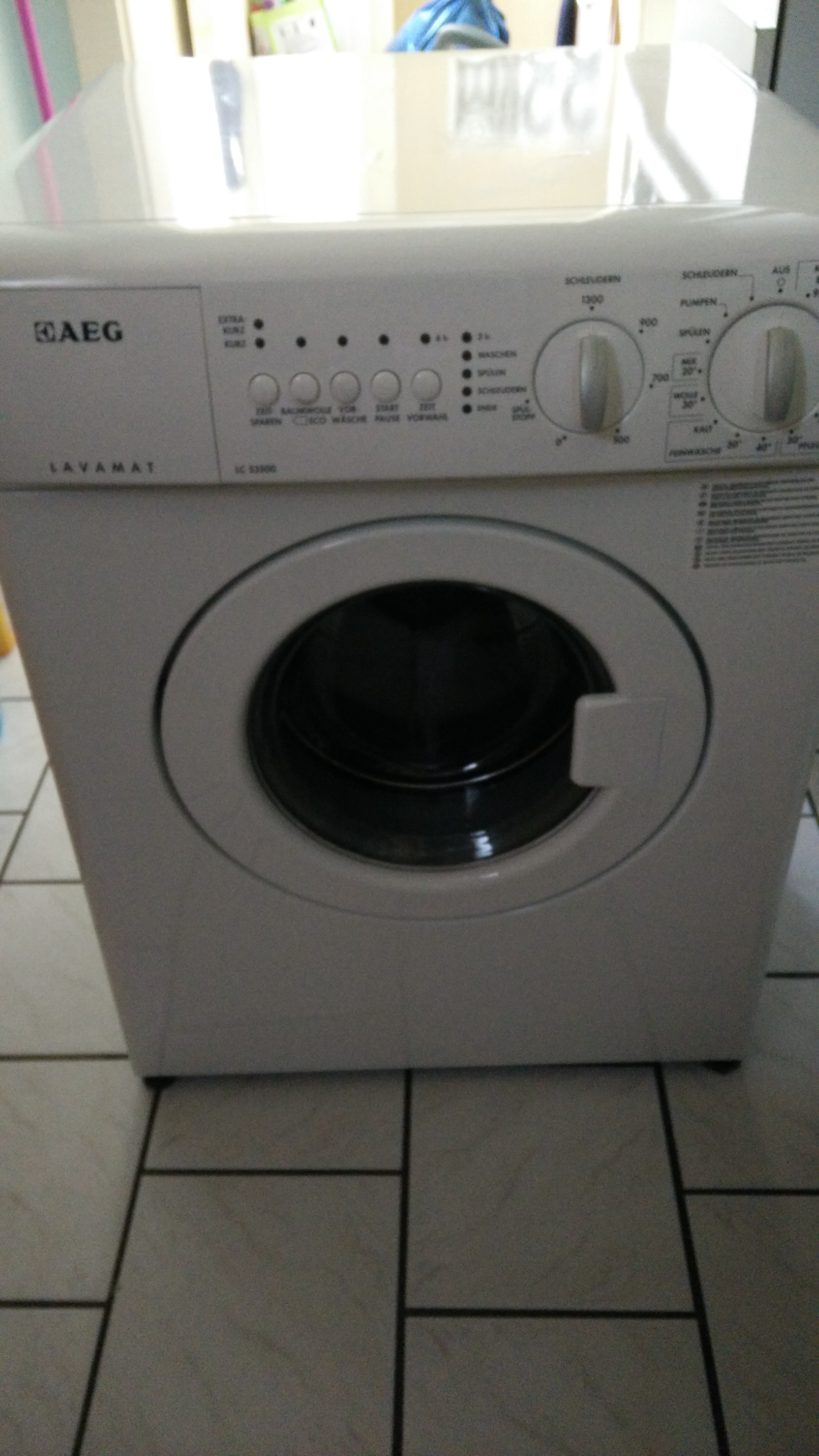 Was muss ich machen, wenn meine Waschmaschine (AEG Lavamat ...