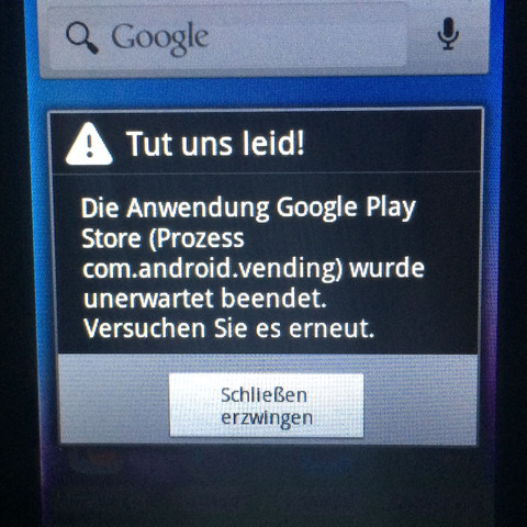 Was soll ich tuen - (Android, Fehler)