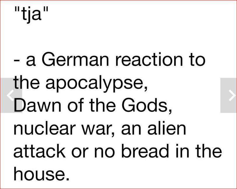 Was sagst du, falls du eigentlich nichts sagen willst, sondern einfach nur etwas zur Kenntnis