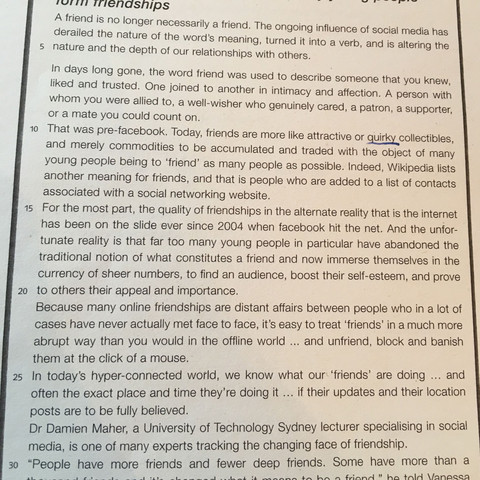 Was Sagt Dieser Englische Text Aus Schule Englisch