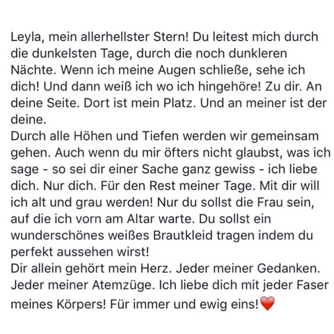 Da der Text  - (Liebe, Freunde)