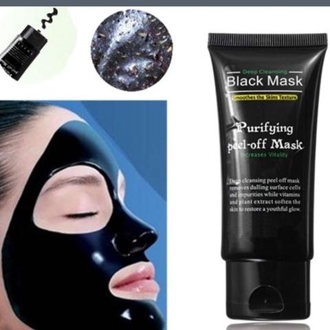 zieht Mitesser aus der Haut
- (Maske, Mitesser)