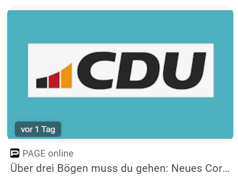 Was sagt ihr zum neuen CDU-Logo und nutzt die AfD die CDU als Sprungbrett?