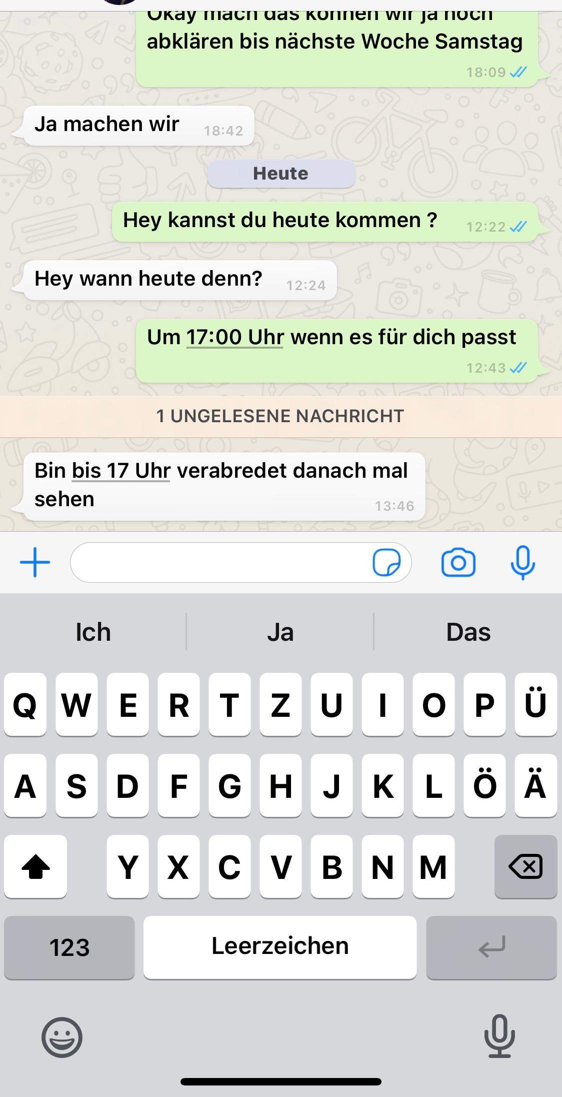 Was Schreiben Treffen Mit Mädchen Liebe Und Beziehung Whatsapp Chat