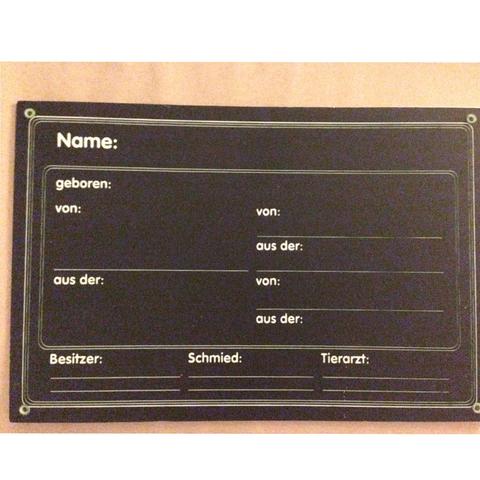 Was Schreibt Man Auf Das Boxenschild Pferde Stall Pferdehaltung