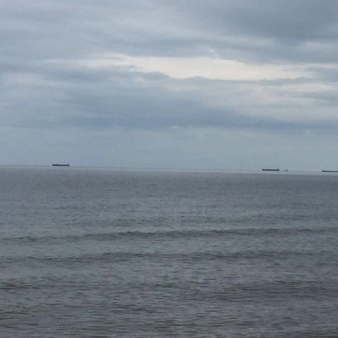 Bild der Schiffe vor Usedom  - (Schiff, Ostsee, USEDOM)