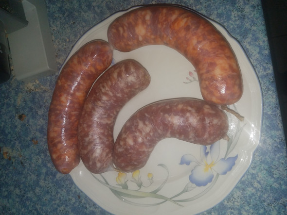 - (kochen, Wurst)