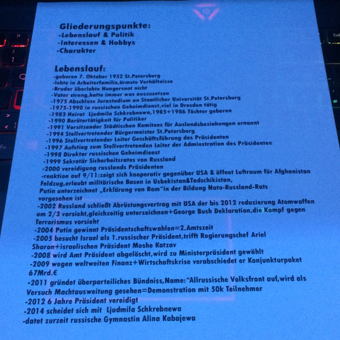 Das sind meine Aufzeichnungen - (Schule, Präsentation, Vortrag)