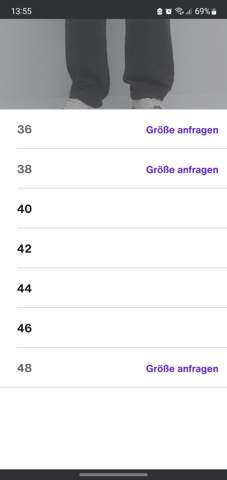 Was sind die größen im bild? (Kleidung, Mode, Größe)