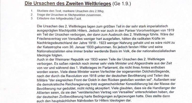 Ursachen Für Den 2 Weltkrieg Was sind die Ursachen des 2. Weltkrieges. In stichpunkten. Danke im