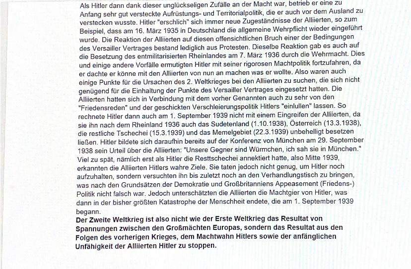 Ursachen Für Den 2 Weltkrieg Was sind die Ursachen des 2. Weltkrieges. In stichpunkten. Danke im