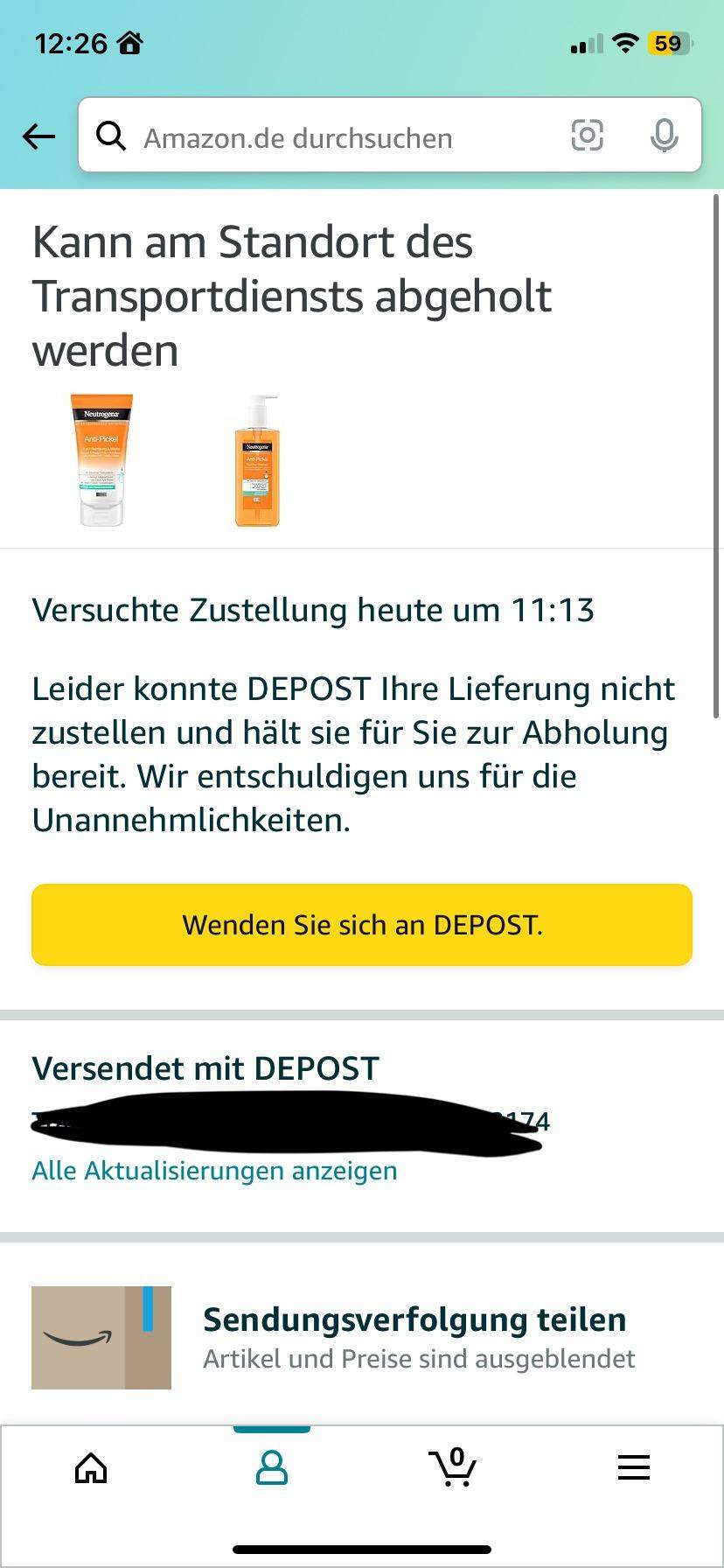 Was soll ich jetzt machen, also was ist DEPOST? (Amazon, Post, Versand)