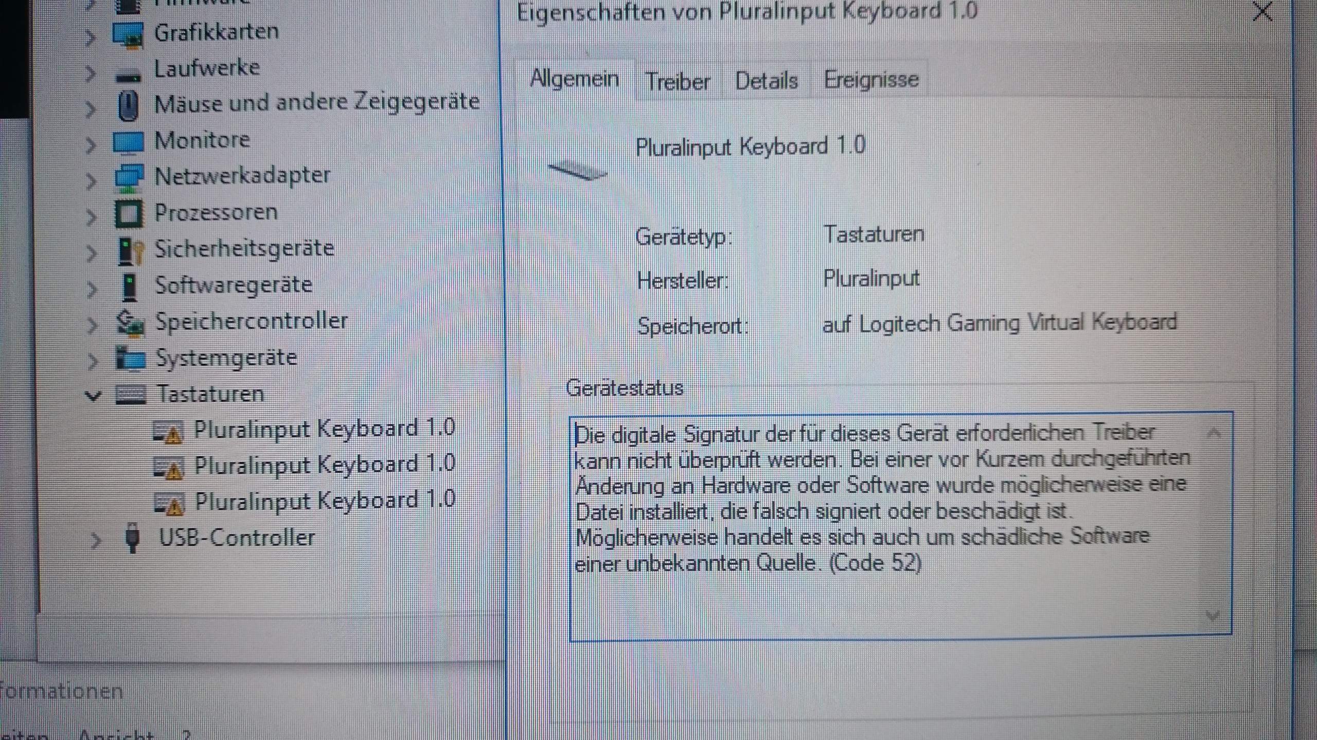 Was soll ich tun wenn es einen Treiberfehler für meine Tastatur gibt ...