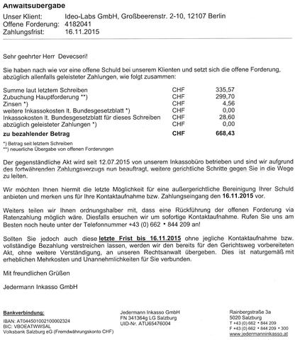 Was Tun Gegen Jedermann Inkasso Recht