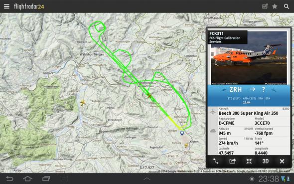Screencapture vom Flightradar24. - (Flugzeug, Flughafen)