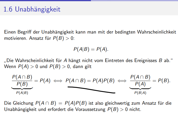 Was Unterscheidet Bedingte Von Unabhängiger Wahrscheinlichkeit ...